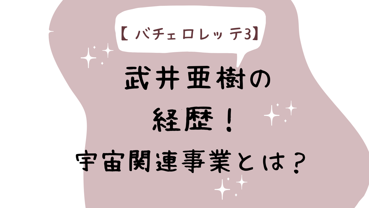 武井亜樹の経歴